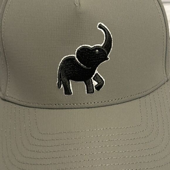Sweet Rollz gray Elephant Athletic Golf Hat lightweight performance wear - Picture 5 of 8
